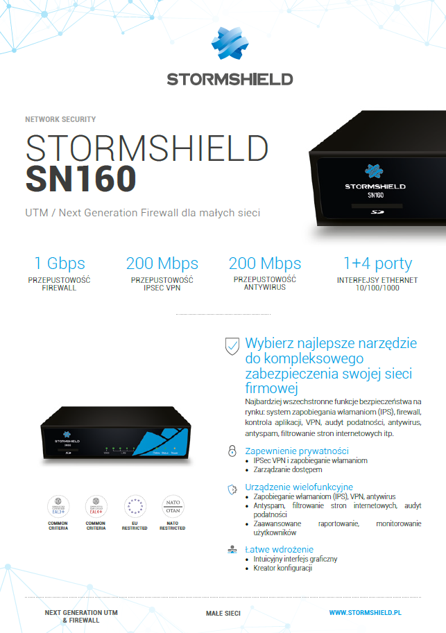 STORMSHIELD SN160