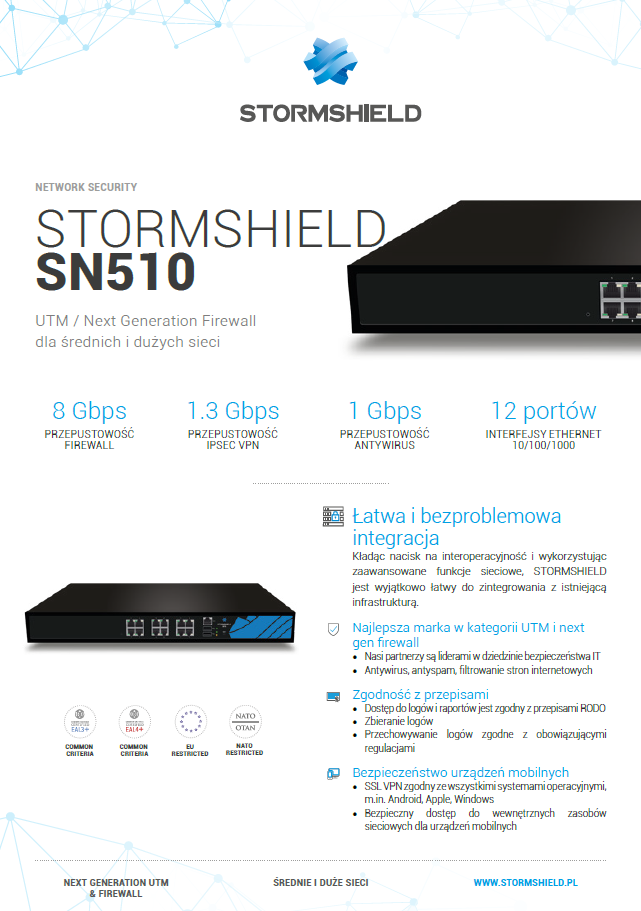 STORMSHIELD SN510