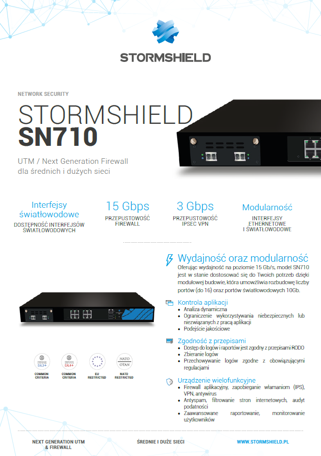 STORMSHIELD SN710